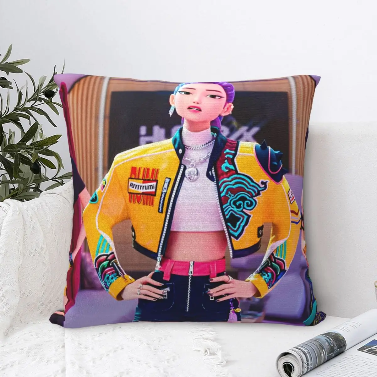 Pillow Case Kpop Demon Hunters Soft Pillow Cover Retro Trendy Cushion Cover Graphic Pillowcases For Living Room Chair
Pillow Case Kpop Demon Hunters Soft Pillow Cover Retro Trendy Cushion Cover Graphic Pillowcases For Living Room Chair