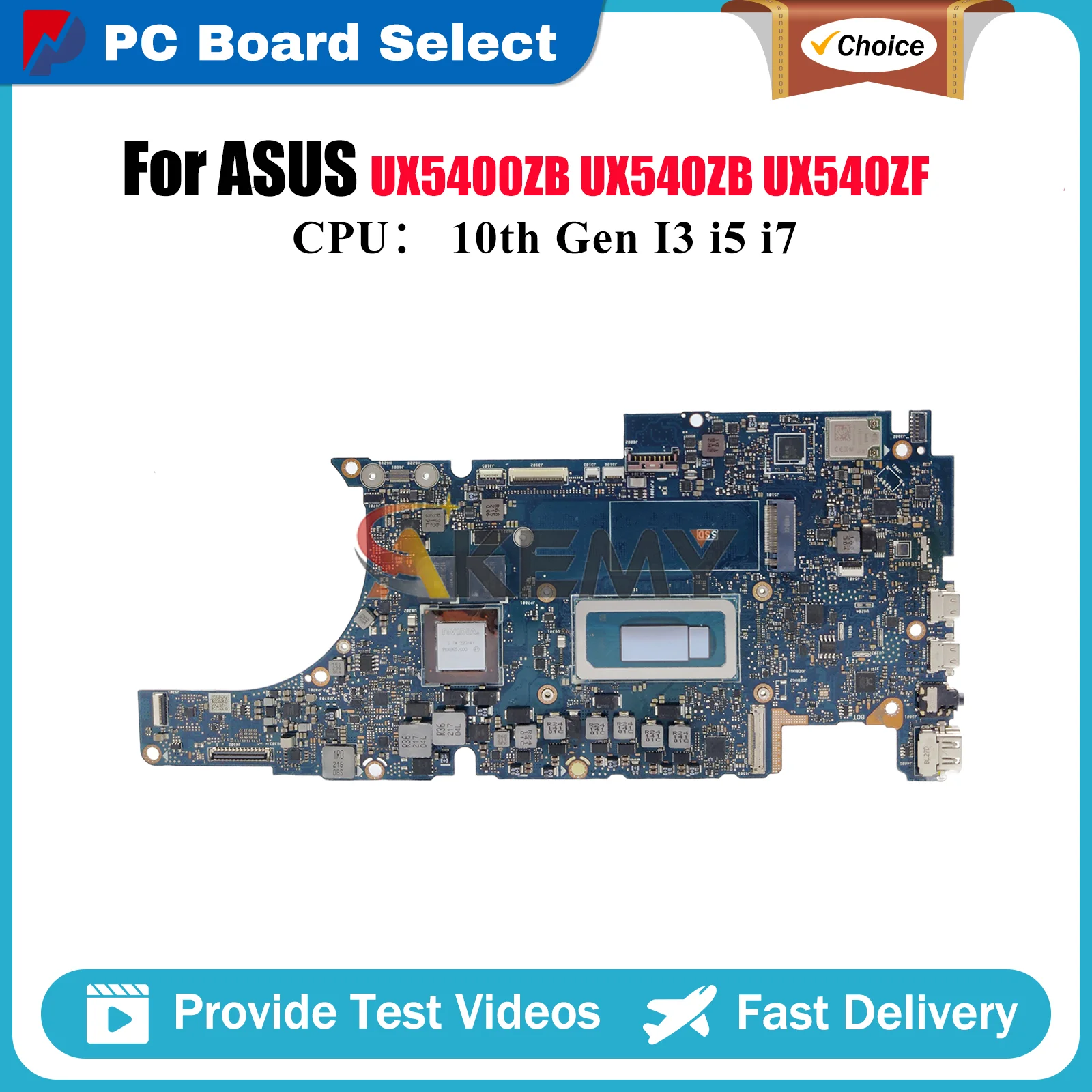 UX5400ZB Laptop Motherboard For ASUS P5400ZB UX540ZB UX5400 RX5400ZF BX5400ZF UX540ZF BX5400ZB Mainboard With 10th Gen I3 i5 i7
UX5400ZB Laptop Motherboard For ASUS P5400ZB UX540ZB UX5400 RX5400ZF BX5400ZF UX540ZF BX5400ZB Mainboard With 10th Gen I3 i5 i7