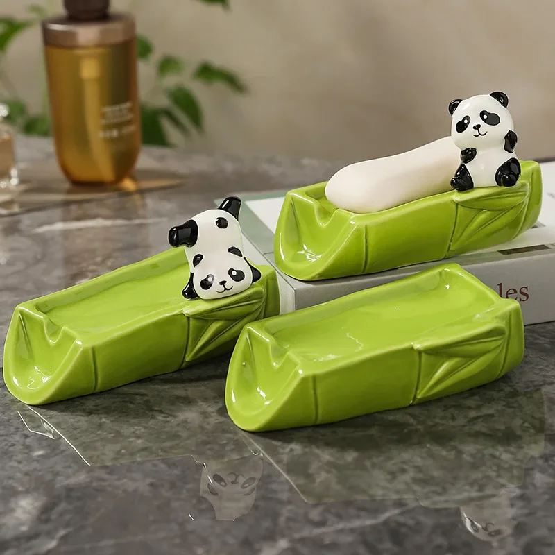 Cute Panda Soap Dish Ceramic Drainage Cartoon Hand Wash Desk Soap Box Hand Wash Desk Soap Holder
Cute Panda Soap Dish Ceramic Drainage Cartoon Hand Wash Desk Soap Box Hand Wash Desk Soap Holder