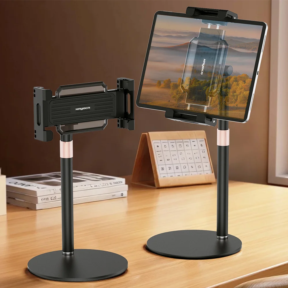 Desktop Tablet Stand Phone Holder for 4-14 Inch Devices Adjustable Tabletop Mount for Video Calls Reading Streaming Office Use
Desktop Tablet Stand Phone Holder for 4-14 Inch Devices Adjustable Tabletop Mount for Video Calls Reading Streaming Office Use