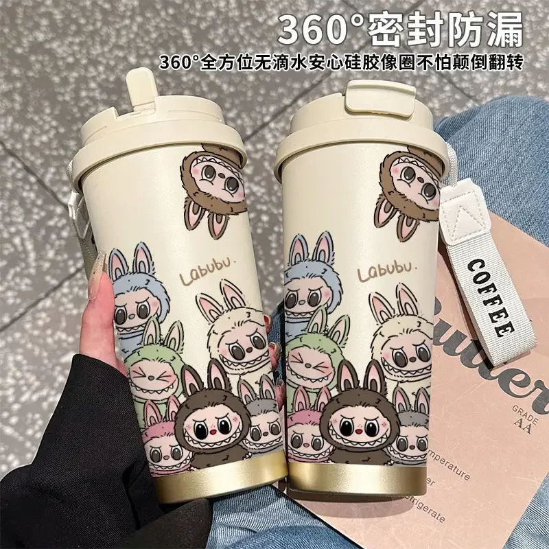 Labubu 316 stainless steel double drink thermos mug cute cartoon personality large capacity straw car coffee mug holiday gift
Labubu 316 stainless steel double drink thermos mug cute cartoon personality large capacity straw car coffee mug holiday gift