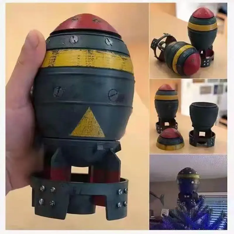 New Mini Nuke Bomb Storage Box Retro Resin Figurine Desktop Art Crafts Decor for Home Bedroom Office Tabletop Decoration
New Mini Nuke Bomb Storage Box Retro Resin Figurine Desktop Art Crafts Decor for Home Bedroom Office Tabletop Decoration