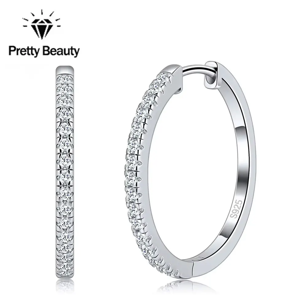 Серьги-кольца Pretty Beauty с муассанитом 23 мм, из стерлингового серебра S925, для женщин, для свадьбы и вечеринок, с покрытием из белого золота, изысканные ювелирные изделия, подарки
Серьги-кольца Pretty Beauty с муассанитом 23 мм, из стерлингового серебра S925, для женщин, для свадьбы и вечеринок, с покрытием из белого золота, изысканные ювелирные изделия, подарки