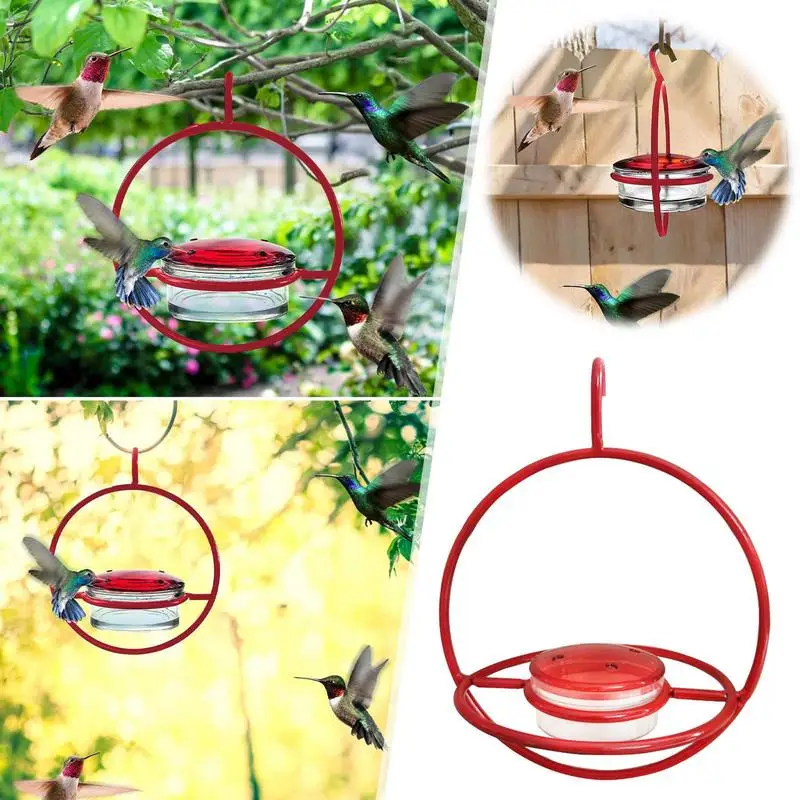 Outdoor Hummingbird Feeder Creative Hanging Round Metal Bird Feeder Durable Pet Bird Feeders For Patio Yard Garden Tree Window
Outdoor Hummingbird Feeder Creative Hanging Round Metal Bird Feeder Durable Pet Bird Feeders For Patio Yard Garden Tree Window