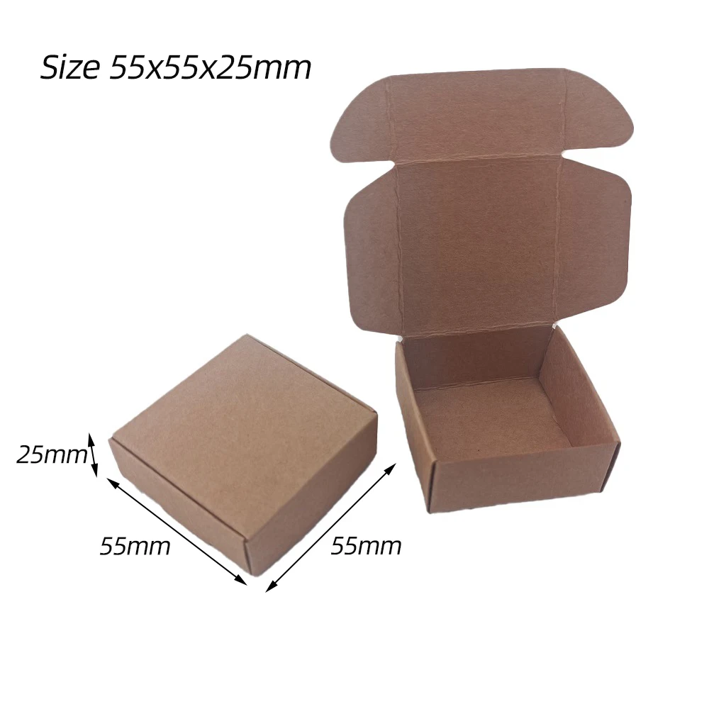 55x55x25mm Kraft Paper Box Brown packaging box White Folding box Black square box for Small commodity packing boxes 50pcs/lot
55x55x25mm Kraft Paper Box Brown packaging box White Folding box Black square box for Small commodity packing boxes 50pcs/lot