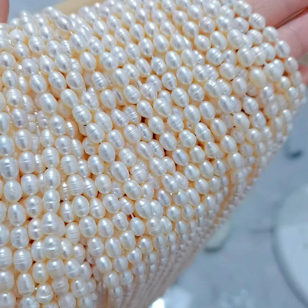 Natural Freshwater Pearls 4-10mm White Rice Shape Beads 100pcs for DIY Jewelry Making Bracelet Necklace Accessories
Natural Freshwater Pearls 4-10mm White Rice Shape Beads 100pcs for DIY Jewelry Making Bracelet Necklace Accessories