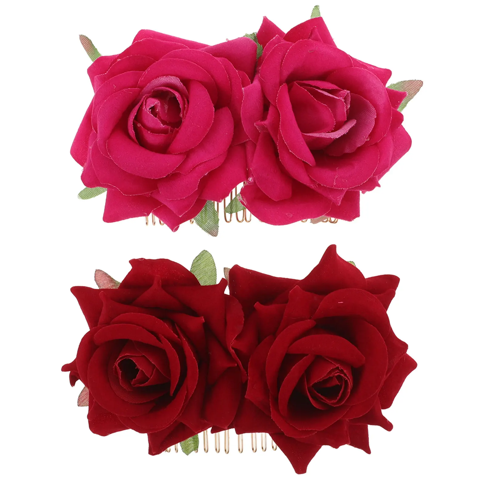 2 Pcs Simulated Flower Headdress Hair Comb Bridal Side Red Color Long Time Wear Practical Use Party Wedding Accessories
2 Pcs Simulated Flower Headdress Hair Comb Bridal Side Red Color Long Time Wear Practical Use Party Wedding Accessories