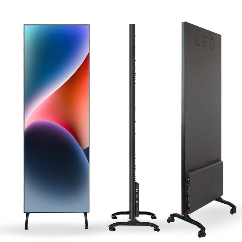 Vertical floor LED advertising machine indoor LED display high definition display
Vertical floor LED advertising machine indoor LED display high definition display