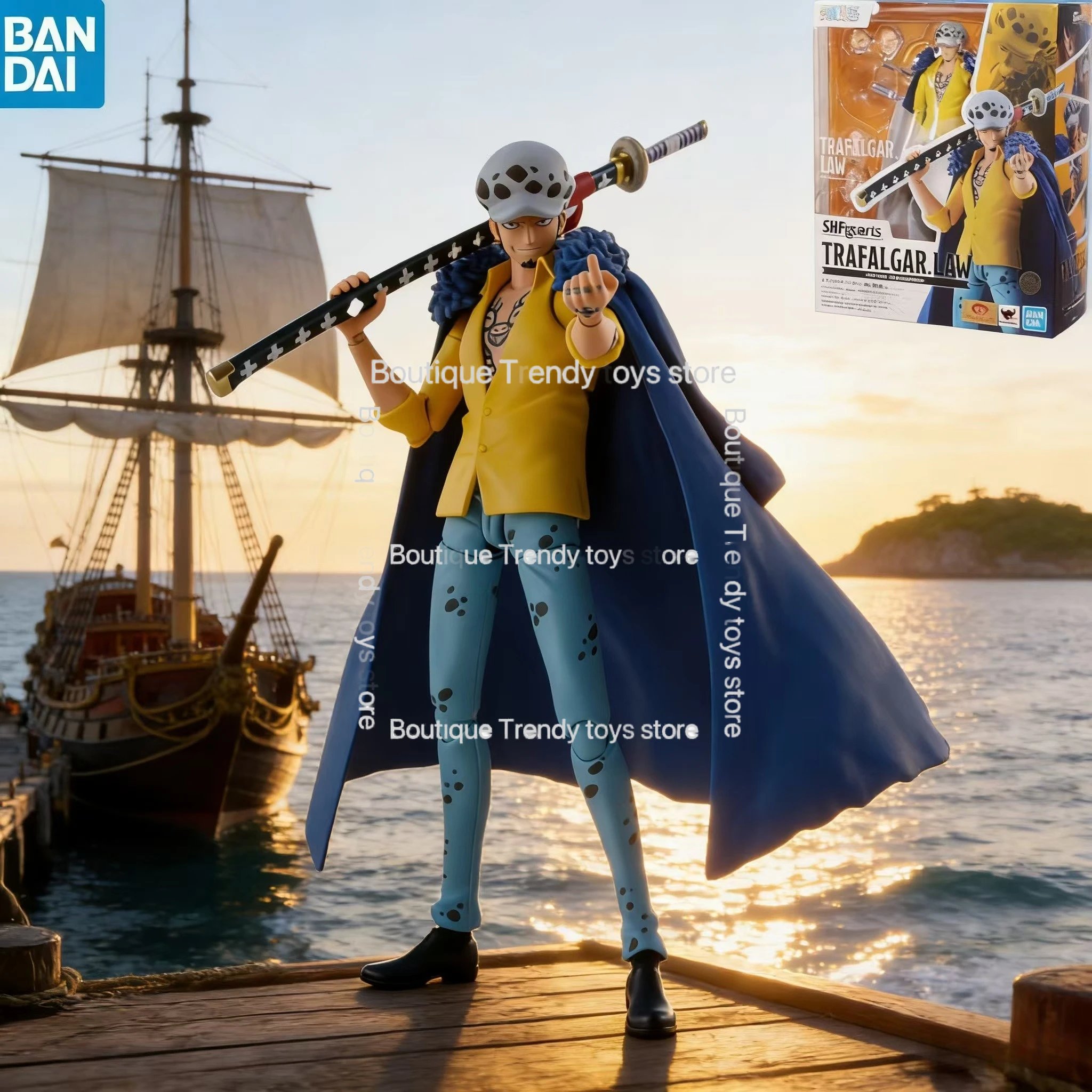 В наличии: Оригинальная фигурка Bandai S.H.Figuarts One Piece Trafalgar D. Water Law, новая, в коробке, персонаж аниме.
В наличии: Оригинальная фигурка Bandai S.H.Figuarts One Piece Trafalgar D. Water Law, новая, в коробке, персонаж аниме.