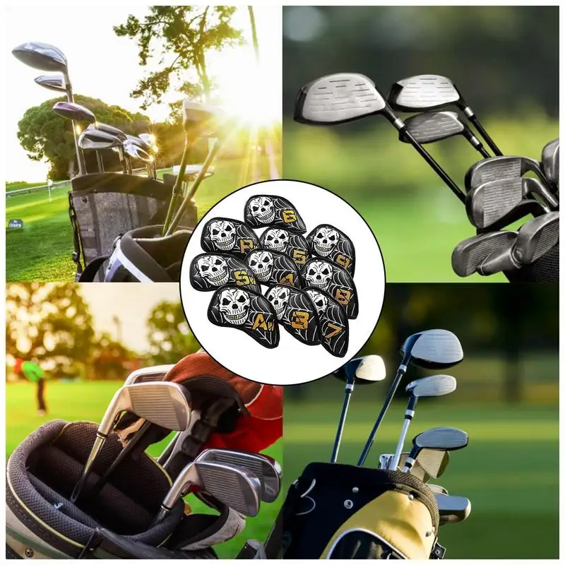 Golf Iron Head Covers 10 Pieces PU Leather Waterproof Golf Club Covers Soft Equipment Protector Sports Supplies For Sports
Golf Iron Head Covers 10 Pieces PU Leather Waterproof Golf Club Covers Soft Equipment Protector Sports Supplies For Sports