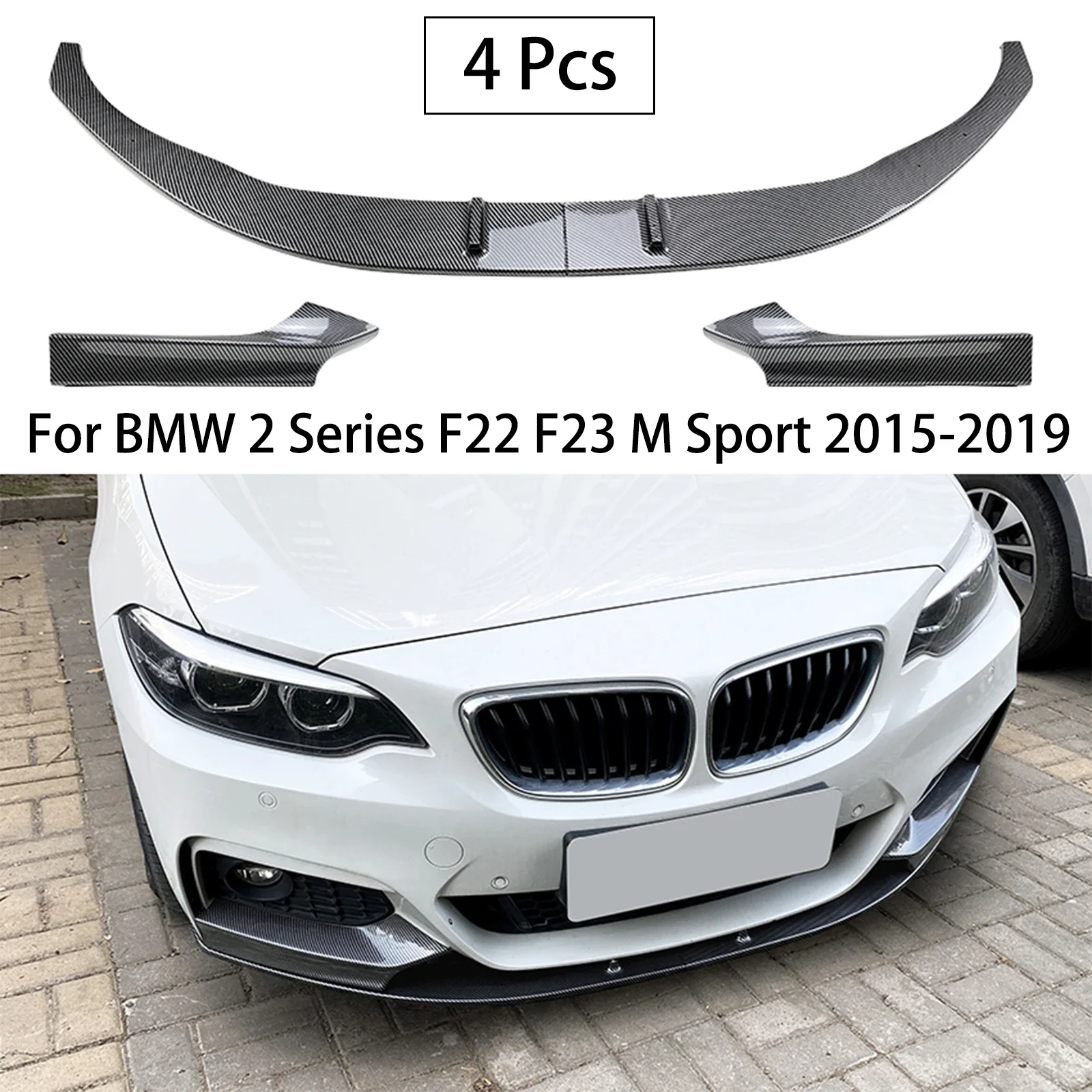 Диффузор для переднего бампера BMW 2 серии F22 F23 M Sport 2015-2019 220i 220d 230i M240i M Performance Style
Диффузор для переднего бампера BMW 2 серии F22 F23 M Sport 2015-2019 220i 220d 230i M240i M Performance Style