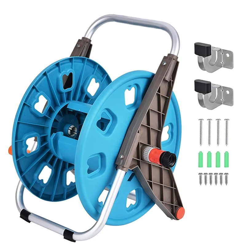 1Set Wall/Floor Mounted Hose Reel ABS+Metal With Hose Adapter For Outside Garden Yard
1Set Wall/Floor Mounted Hose Reel ABS+Metal With Hose Adapter For Outside Garden Yard