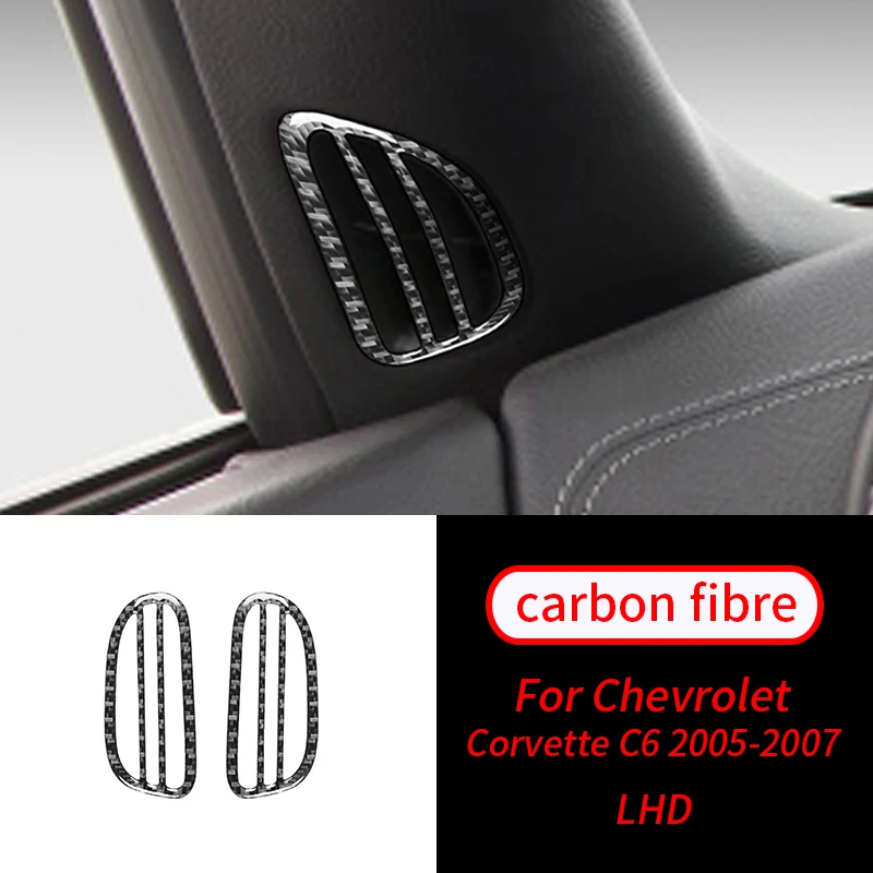 For Chevrolet Corvette C6 2005-2007 2PCS Real Carbon Fiber Demist Air Vent Outlet Panel Trim Sticker Car Interior Accessories
For Chevrolet Corvette C6 2005-2007 2PCS Real Carbon Fiber Demist Air Vent Outlet Panel Trim Sticker Car Interior Accessories