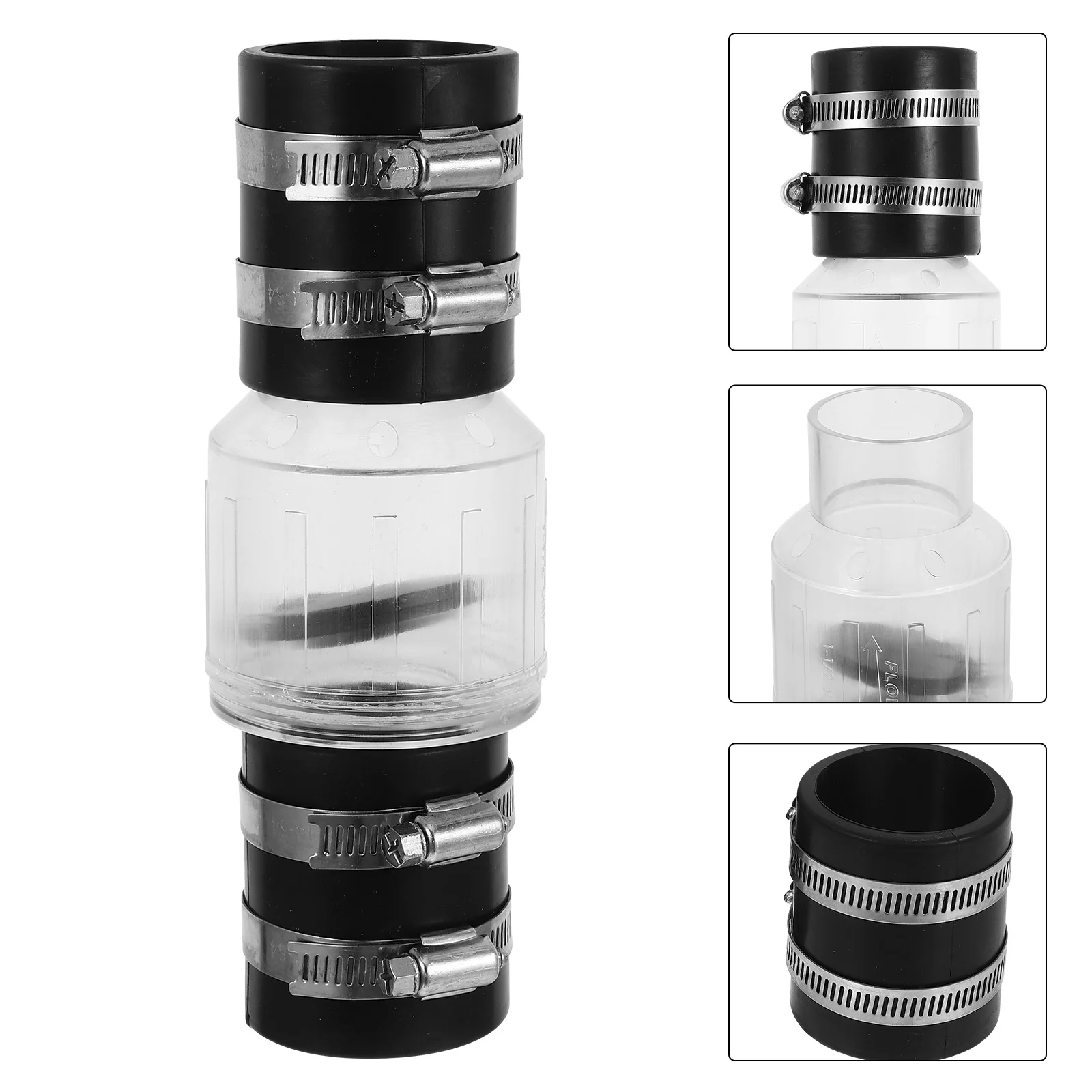 Бесшумный обратный клапан для сточных вод, пластиковая железная пружина, прочный обратный клапан для поддона, замена водяного насоса, промышленного использования 
Бесшумный обратный клапан для сточных вод, пластиковая железная пружина, прочный обратный клапан для поддона, замена водяного насоса, промышленного использования