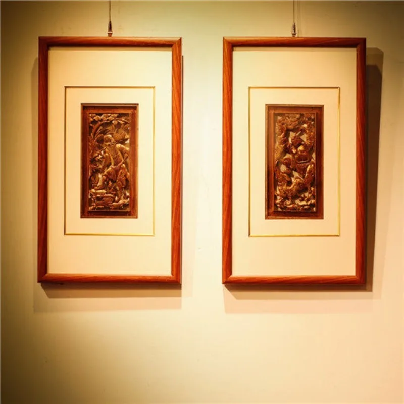 Handmade relief screen wood carving pictures, Chinese retro solid wood background wall decorative pendants
Handmade relief screen wood carving pictures, Chinese retro solid wood background wall decorative pendants