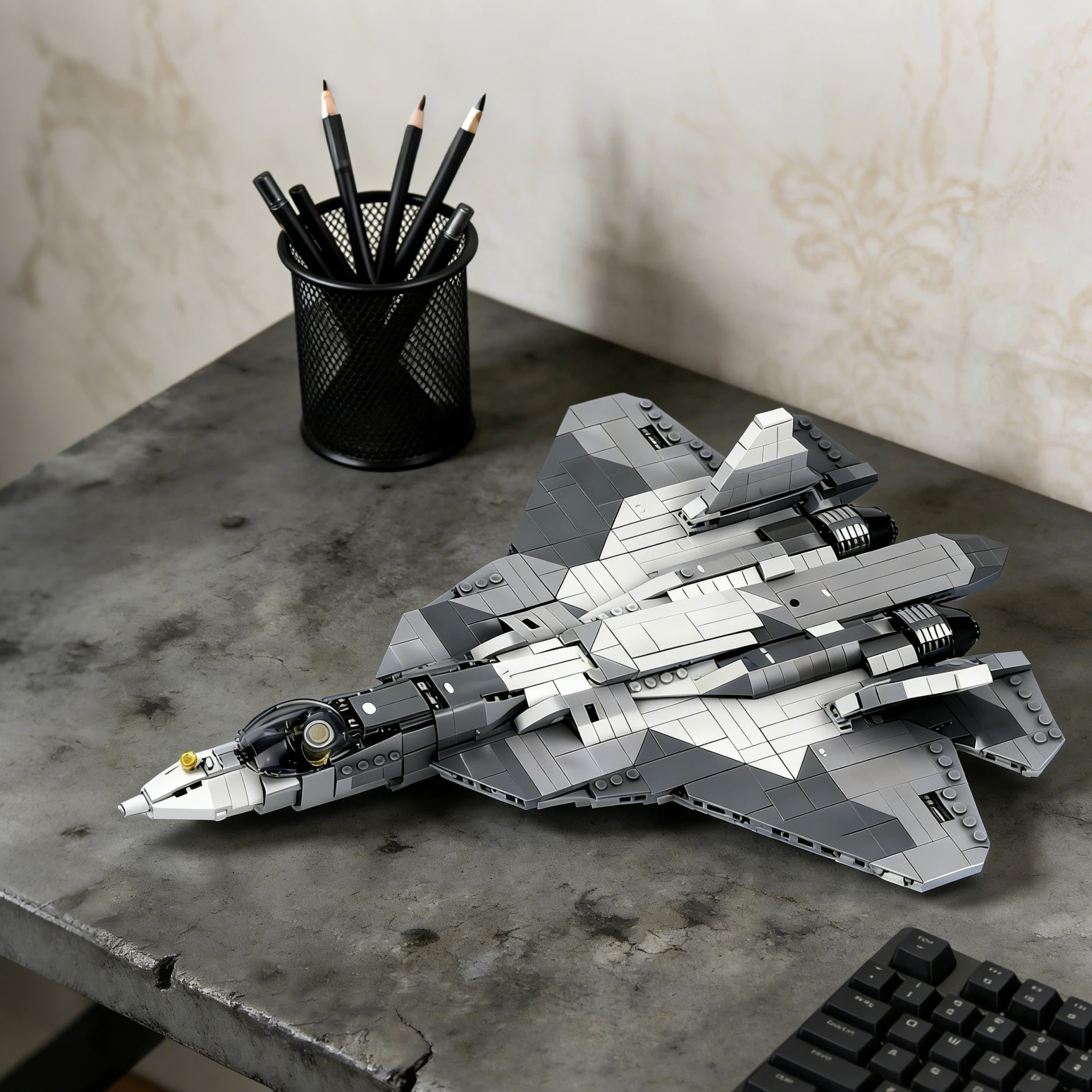 Stealth Fighter Jet Building Blocks, Military Aircraft Model, DIY Bricks, STEM Collectible Toy
Stealth Fighter Jet Building Blocks, Military Aircraft Model, DIY Bricks, STEM Collectible Toy