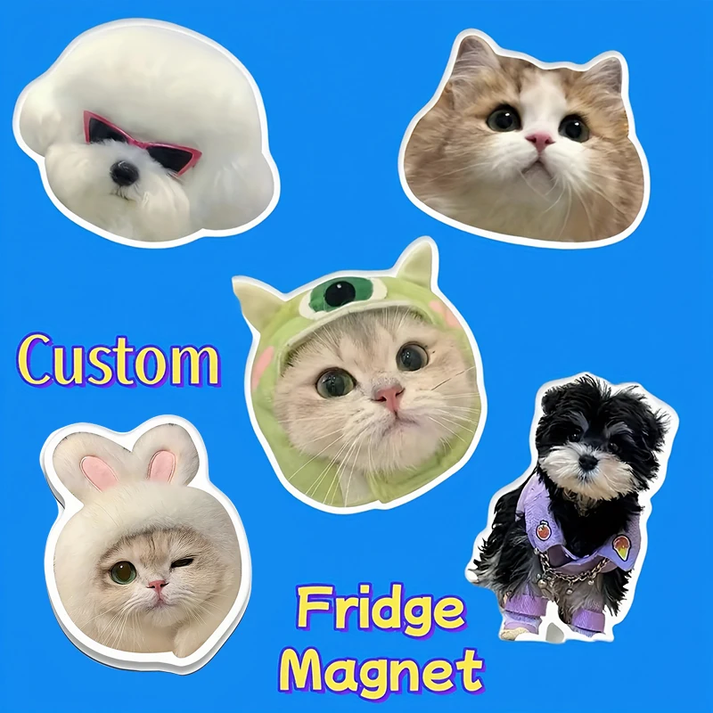 Custom Acrylic Pet Fridge Magnet Custom Cute Cartoon Animal Design Personalized Kitchen Room Decor Family Friends Birthday Gifts
Custom Acrylic Pet Fridge Magnet Custom Cute Cartoon Animal Design Personalized Kitchen Room Decor Family Friends Birthday Gifts