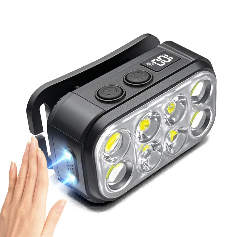 Type-C Charging Multifunctional LED Induction Headlight, Outdoor Portable Red and White Dual Beam Mini Headlight
Type-C Charging Multifunctional LED Induction Headlight, Outdoor Portable Red and White Dual Beam Mini Headlight