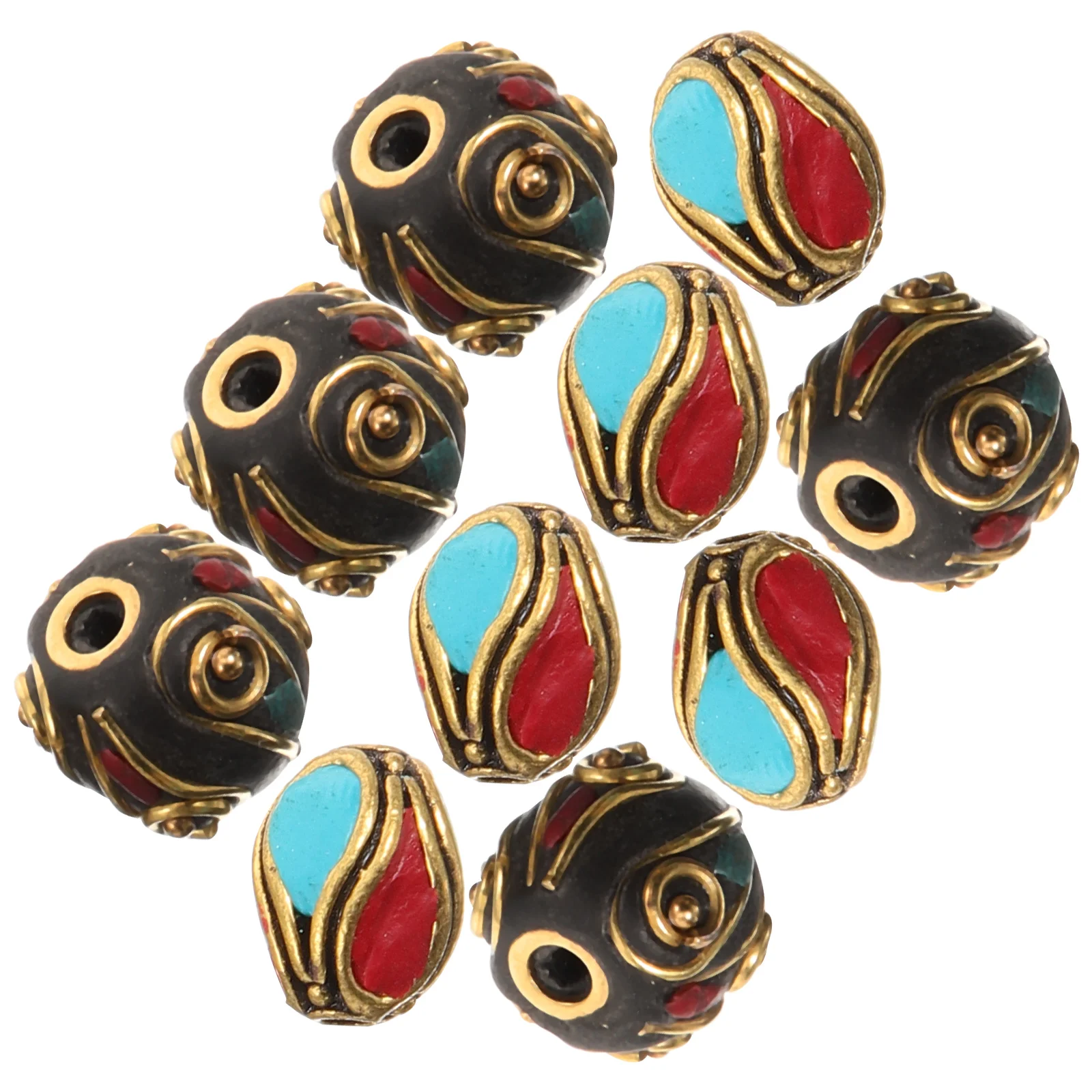 10Pcs Buddha Loose Beads Multi-Use Vintage Style DIY Jewelry Spacer Beads Crafts Accessories Supplies Multi-Use Buddhist Charms
10Pcs Buddha Loose Beads Multi-Use Vintage Style DIY Jewelry Spacer Beads Crafts Accessories Supplies Multi-Use Buddhist Charms