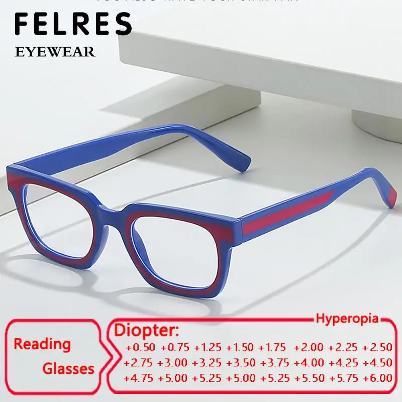 Fashion Luxury Colorful Square Reading Glasses Women Men Trend New Square Small Frame Anti Blue Light Presbyopia Eyegalsses Plus
Fashion Luxury Colorful Square Reading Glasses Women Men Trend New Square Small Frame Anti Blue Light Presbyopia Eyegalsses Plus