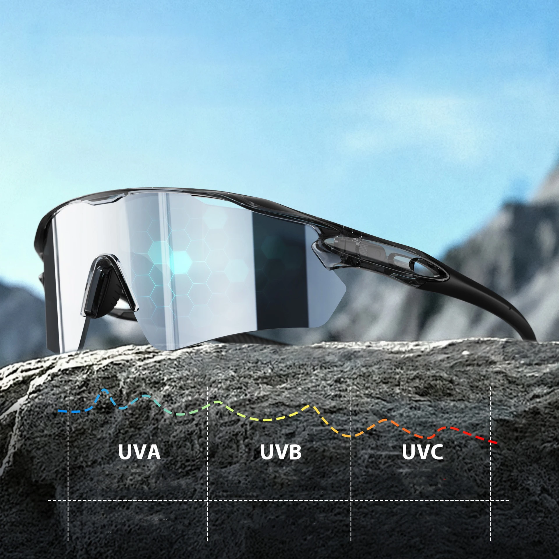 YOOLENS TR90 Marathon Running Sunglasses Sand Resistant Cycling Sunglasses Wind Resistant Ultra Light Sports Sunglasses YKN-Y333
YOOLENS TR90 Marathon Running Sunglasses Sand Resistant Cycling Sunglasses Wind Resistant Ultra Light Sports Sunglasses YKN-Y333