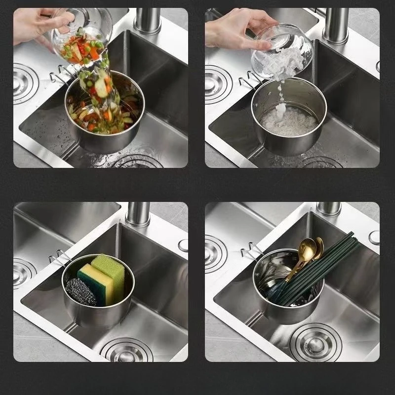 Hanging Stainless Steel Sink Kitchen Waste Filter Kitchen Sink Sink Leftover Food Drain Basket
Hanging Stainless Steel Sink Kitchen Waste Filter Kitchen Sink Sink Leftover Food Drain Basket