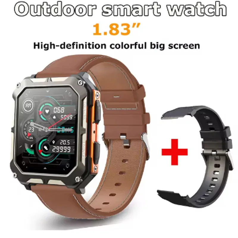 Smart Watch Men Bluetooth Call Outdoor Sports 1.83inch Large Screen Voice Assistant Fitness Smartwatch For VIVO X80 Cubot Note 8
Smart Watch Men Bluetooth Call Outdoor Sports 1.83inch Large Screen Voice Assistant Fitness Smartwatch For VIVO X80 Cubot Note 8