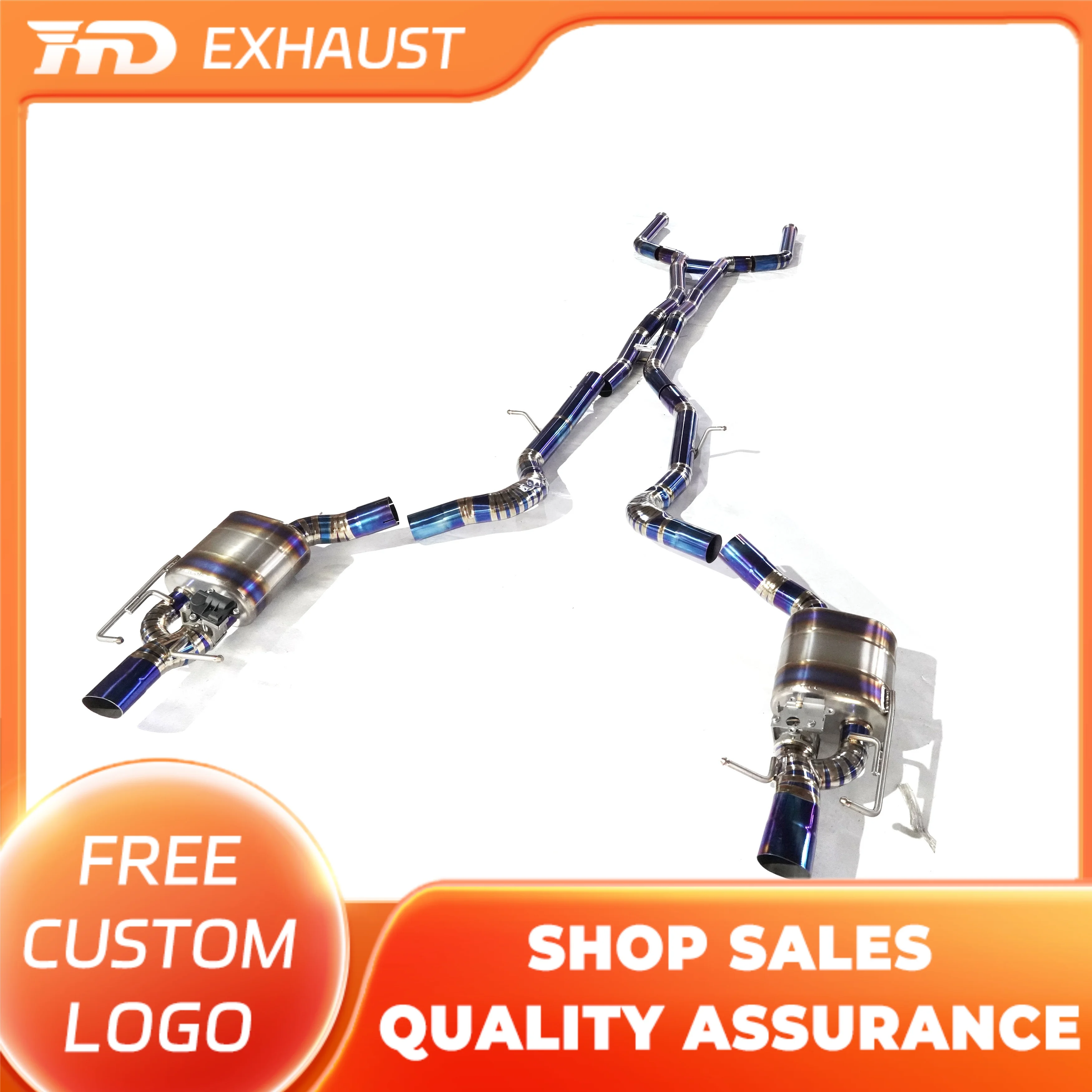 HMD Titanium Alloy Exhaust Pipe Catback for BENZ AMG GT63S Auto Modification Electronic Valve
HMD Titanium Alloy Exhaust Pipe Catback for BENZ AMG GT63S Auto Modification Electronic Valve