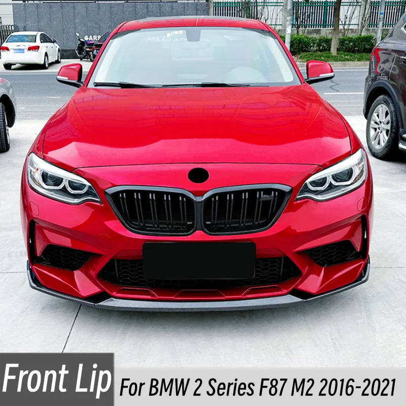 For BMW 2 Series F87 M2 2016-2021 3pcs/Set Car Front Bumper Lip Chin Spoiler Splitter Diffuser Bodykit Tuning Accessories
For BMW 2 Series F87 M2 2016-2021 3pcs/Set Car Front Bumper Lip Chin Spoiler Splitter Diffuser Bodykit Tuning Accessories