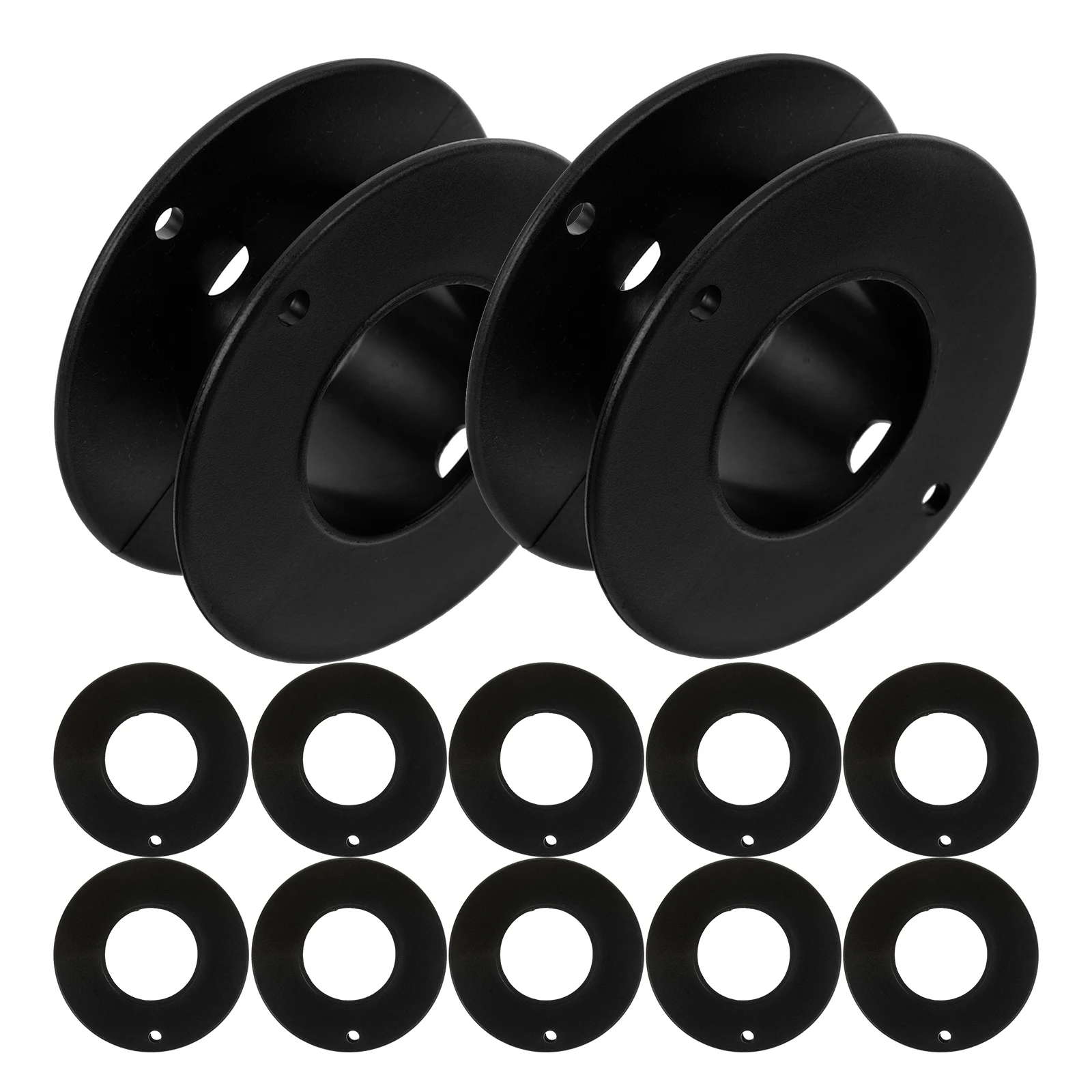 12pcs Black Thread Bobbins Professional Empty Spools Sewing Accessories Portable Mini Plastic Bobbins For Machine
12pcs Black Thread Bobbins Professional Empty Spools Sewing Accessories Portable Mini Plastic Bobbins For Machine