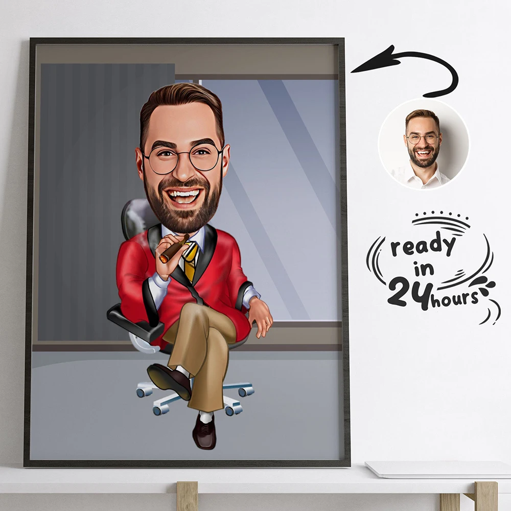 Personal Wall Art Custom Boss Caricature Cartoon Poster And Prints Picture Canvas Painting Decoration Home for Bedroom
Personal Wall Art Custom Boss Caricature Cartoon Poster And Prints Picture Canvas Painting Decoration Home for Bedroom