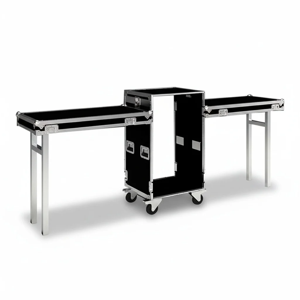 Mobile Rack Case with 9mm Plywood, Aluminum Flight Case for Audio Equipment, Heavy Duty Music Equipment Rack, 610x700x920mm
Mobile Rack Case with 9mm Plywood, Aluminum Flight Case for Audio Equipment, Heavy Duty Music Equipment Rack, 610x700x920mm