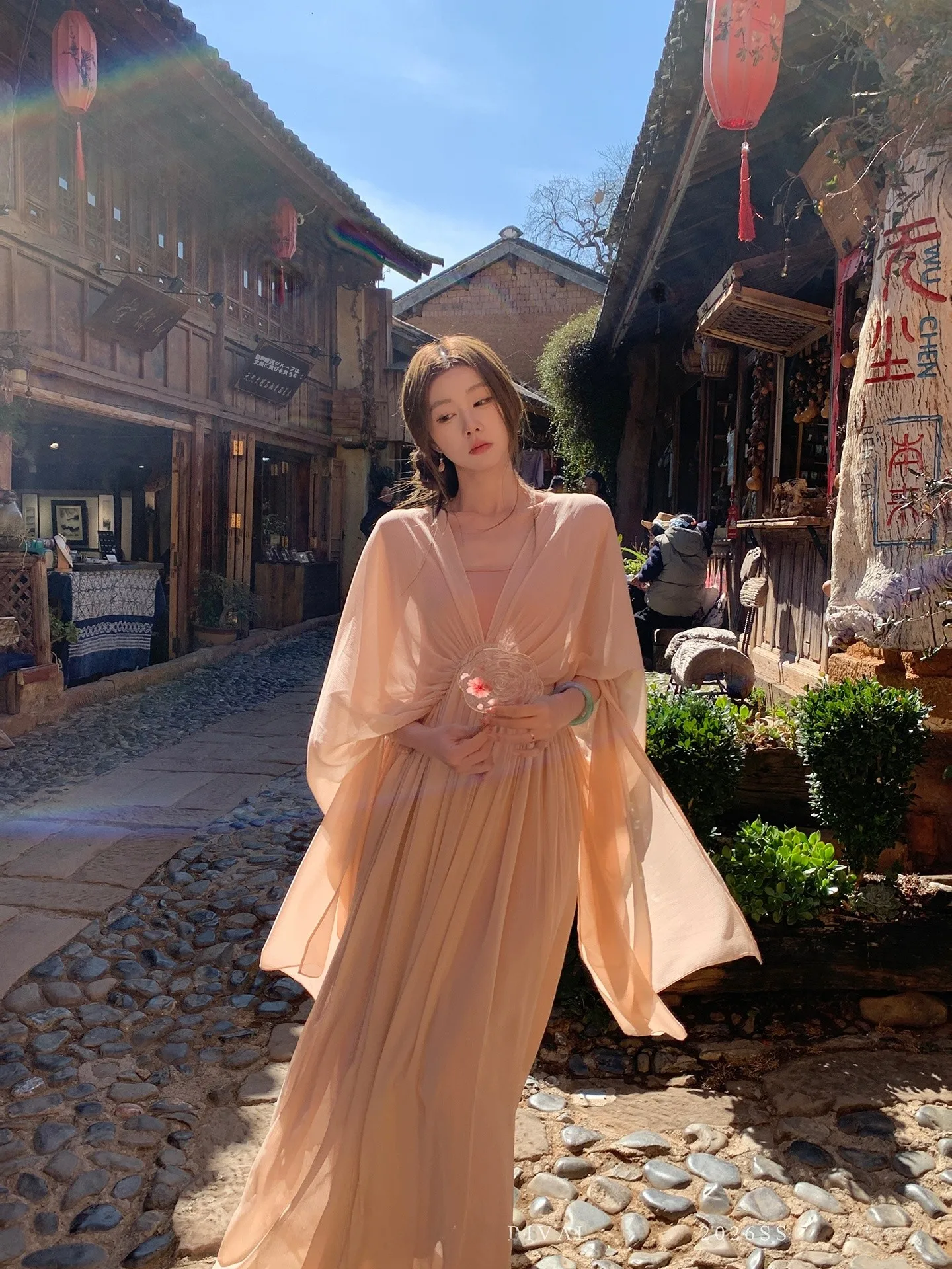 Elegant Iris Lumina Vintage Dress Women's Summer Long Sleeve Gossamer Outer Shirt Wide Sleeve Flowing Fairy Skirt Dress
Elegant Iris Lumina Vintage Dress Women's Summer Long Sleeve Gossamer Outer Shirt Wide Sleeve Flowing Fairy Skirt Dress