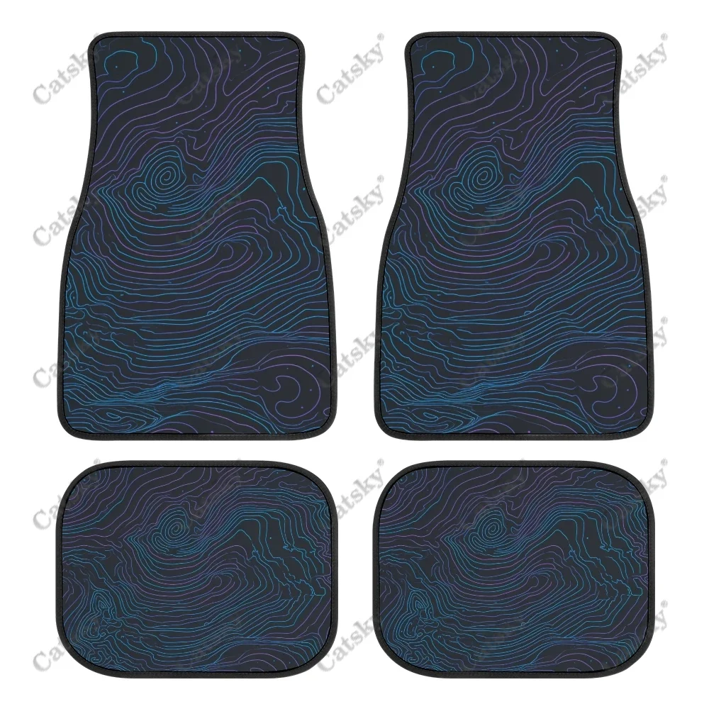 Topographic Pattern Car Auto Floor Mats Carpet, 4PCS Customized Cars Mat All Weather Automotive Vehicle Pad Stylish
Topographic Pattern Car Auto Floor Mats Carpet, 4PCS Customized Cars Mat All Weather Automotive Vehicle Pad Stylish