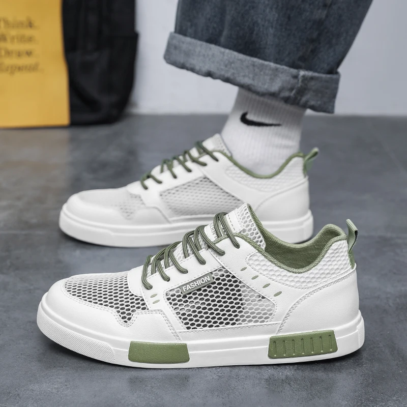 Large-size Men's Breathable Mesh Sports Casual Shoes Summer Low-top Breathable Thin Hollow Design Trendy Outdoor Walking Shoes
Large-size Men's Breathable Mesh Sports Casual Shoes Summer Low-top Breathable Thin Hollow Design Trendy Outdoor Walking Shoes