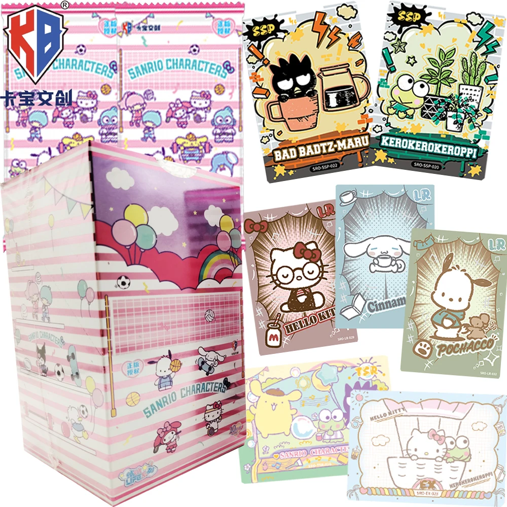 KABAO Original Sanrio Collection Cards Cute Celebrity Family Characters My Melody Cinnamoroll Colorful Time Happy Cards Kid Gift
KABAO Original Sanrio Collection Cards Cute Celebrity Family Characters My Melody Cinnamoroll Colorful Time Happy Cards Kid Gift
