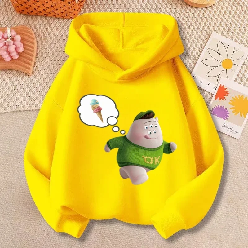 Детская толстовка с капюшоном Disney Monsters University Squishy, топ с длинными рукавами и принтом мороженого в мультяшном стиле
Детская толстовка с капюшоном Disney Monsters University Squishy, топ с длинными рукавами и принтом мороженого в мультяшном стиле