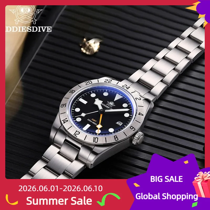 ADDIESDIVE Hot Sale AD2035 GMT Quartz Watch Stainless Steel Luminous 200M Dive Mens Watches Bubble Glass Wristwtach Reloj Hombre
ADDIESDIVE Hot Sale AD2035 GMT Quartz Watch Stainless Steel Luminous 200M Dive Mens Watches Bubble Glass Wristwtach Reloj Hombre