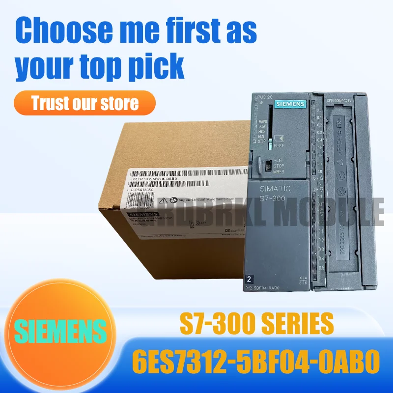 New Original SIEMENS 6ES7312-5BF04-0AB0 6ES7 312-5BF04-0AB0 S7-300 CPU 312C Compact PLC Module
New Original SIEMENS 6ES7312-5BF04-0AB0 6ES7 312-5BF04-0AB0 S7-300 CPU 312C Compact PLC Module