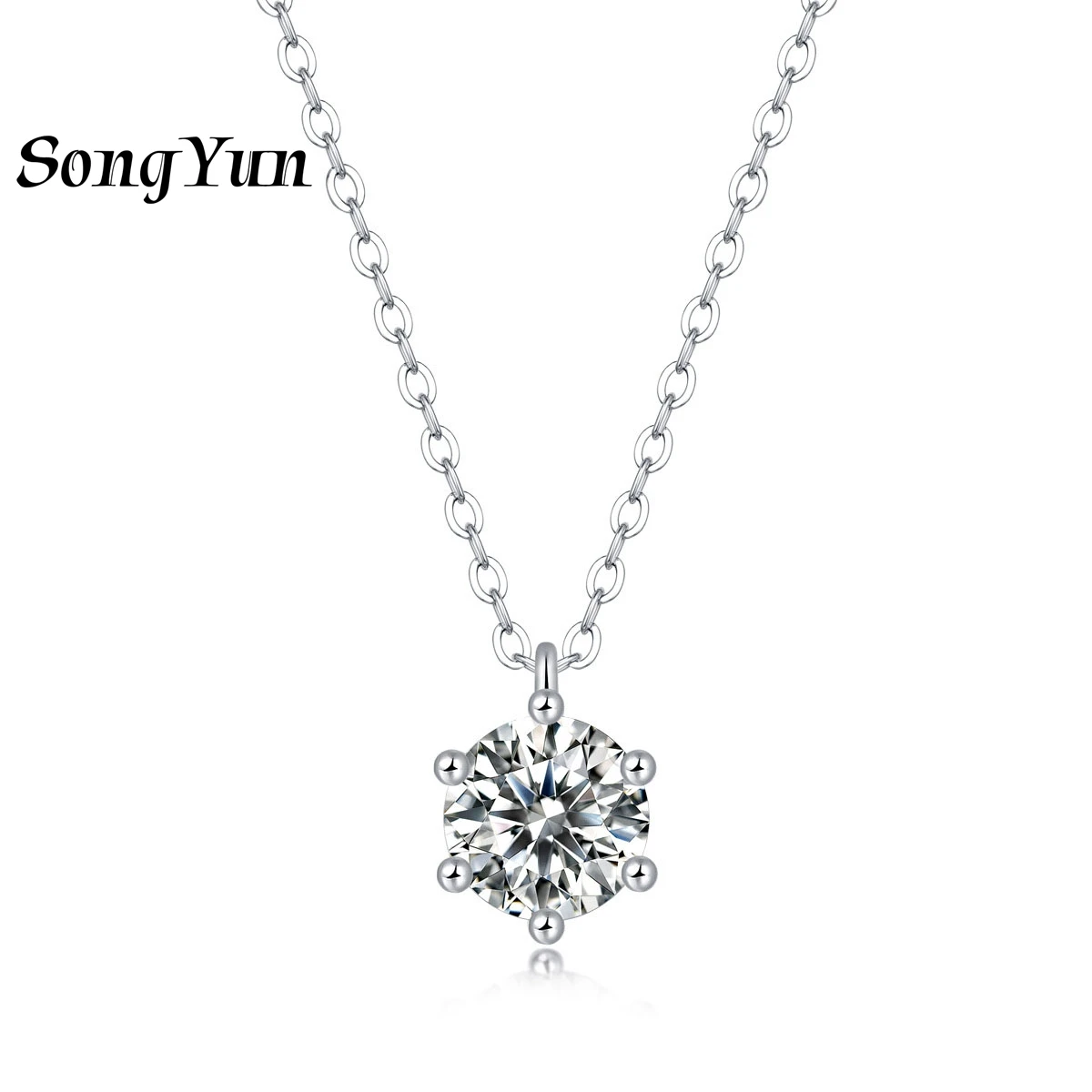 SONGYUN Brand Jewelry 925 Sterling Silver Necklace Moissanite Diamond Vacation for Women Rhodium Plated SYT Patent Pendant
SONGYUN Brand Jewelry 925 Sterling Silver Necklace Moissanite Diamond Vacation for Women Rhodium Plated SYT Patent Pendant