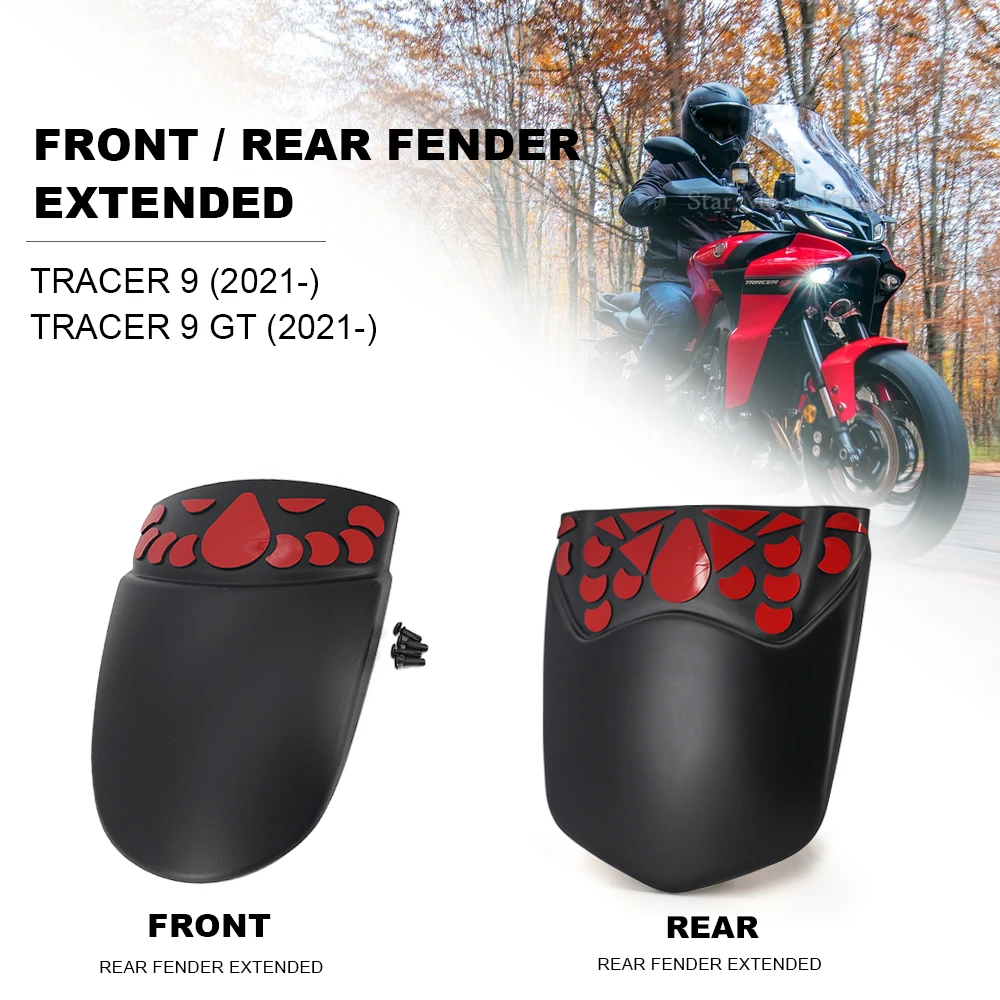Motorcycle Accessories Front Fender Rear Mudguard Extender Hugger Extension For Yamaha Tracer9 Tracer 9 GT 2021 -
Motorcycle Accessories Front Fender Rear Mudguard Extender Hugger Extension For Yamaha Tracer9 Tracer 9 GT 2021 -