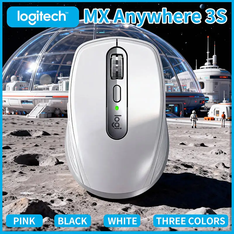 Logitech MX Anywhere 3S Wireless Mouse - Darkfield 8K DPI, MagSpeed Scroll, Silent Click, 3-Device Sync for Office Use
Logitech MX Anywhere 3S Wireless Mouse - Darkfield 8K DPI, MagSpeed Scroll, Silent Click, 3-Device Sync for Office Use