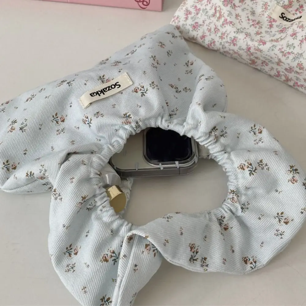 Portable Sweet Floral Canvas Bag Flower Lace Small Cloth Bag Korean Style Purse Wrist Bag Students
Portable Sweet Floral Canvas Bag Flower Lace Small Cloth Bag Korean Style Purse Wrist Bag Students