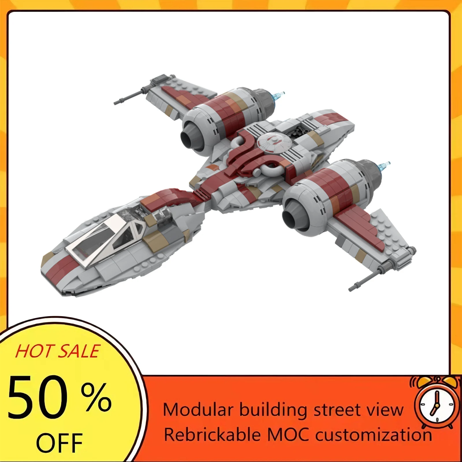 Набор для сборки космического корабля из 665 деталей, популярная модель по мотивам фильма «Звездные войны», модульные строительные блоки, технологичный подарок, игрушка для детей, для сборки в праздники
Набор для сборки космического корабля из 665 деталей, популярная модель по мотивам фильма «Звездные войны», модульные строительные блоки, технологичный подарок, игрушка для детей, для сборки в праздники