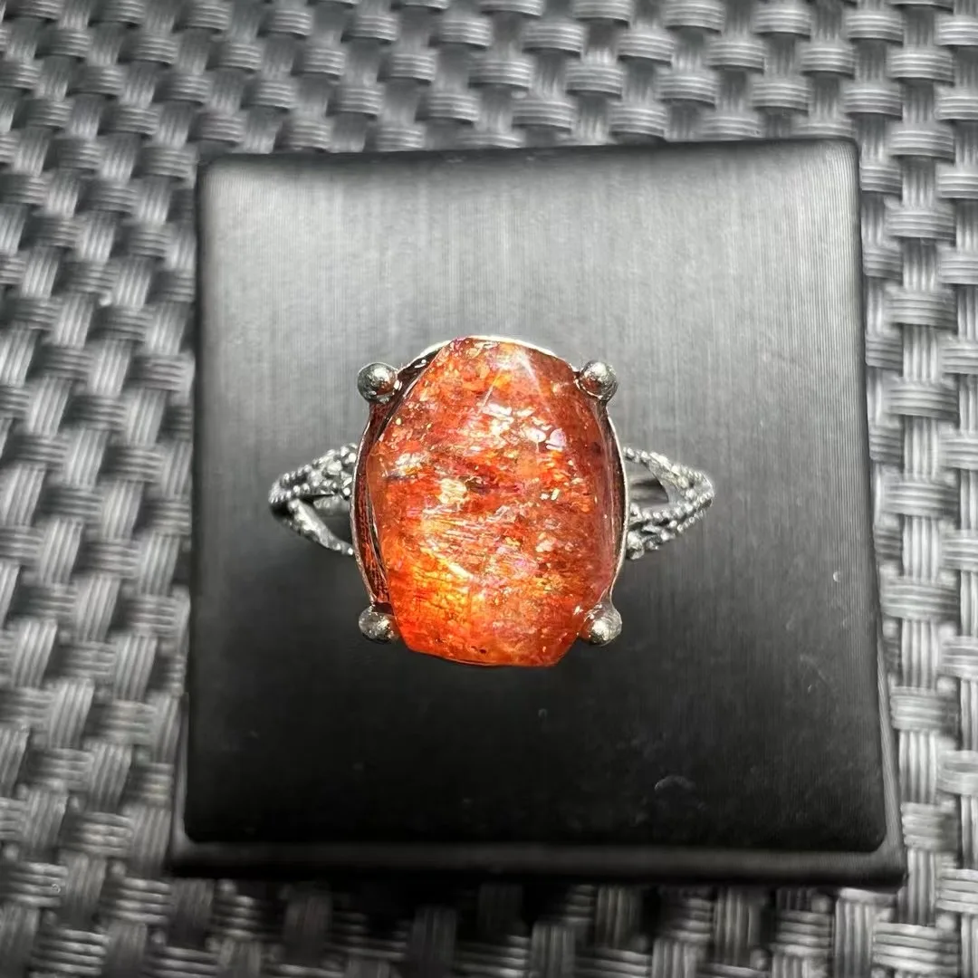 1 Pc Fengbaowu Natural Gold Sunstone Ring Irregular 925 Sterling Silver Resizable Reiki Healing Stone Jewelry Gift For Women
1 Pc Fengbaowu Natural Gold Sunstone Ring Irregular 925 Sterling Silver Resizable Reiki Healing Stone Jewelry Gift For Women