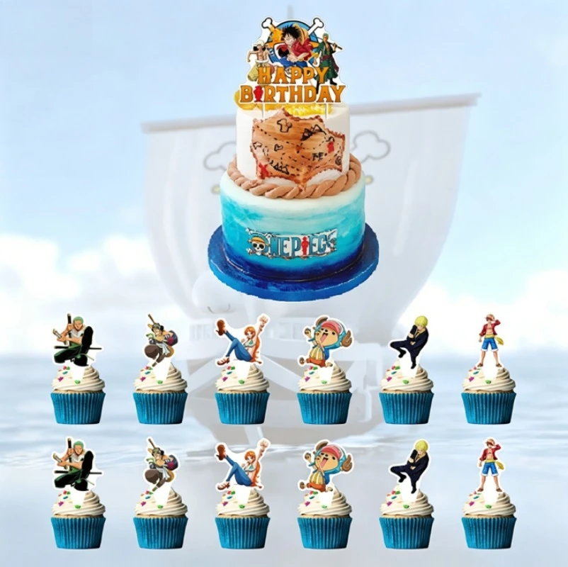 2026 Pirate King Gathering Decorative Anime Cupcake Arrangement Cute Dessert Decoration Party Supplies Birthday Gift
2026 Pirate King Gathering Decorative Anime Cupcake Arrangement Cute Dessert Decoration Party Supplies Birthday Gift