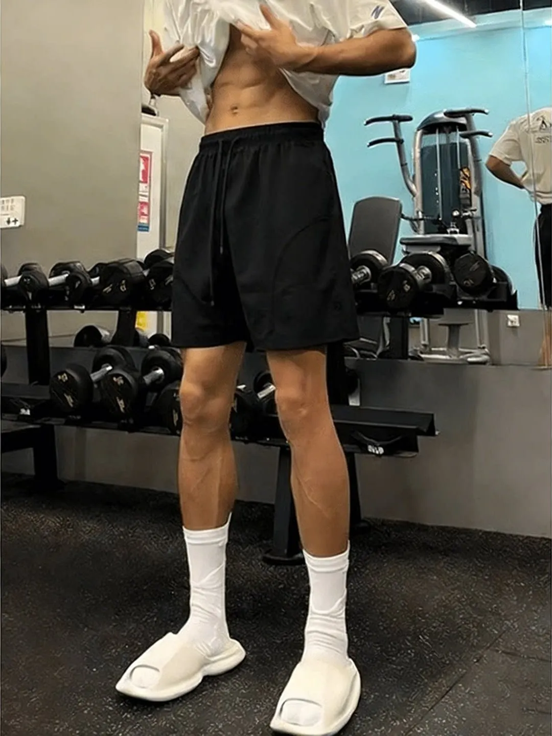 American Sle Fitn orts Men's Summer Qui Dry Moisture ng Breathable Sports Pants Cleanfit Casual Five-Quarter Le...
American Sle Fitn orts Men's Summer Qui Dry Moisture ng Breathable Sports Pants Cleanfit Casual Five-Quarter Le...