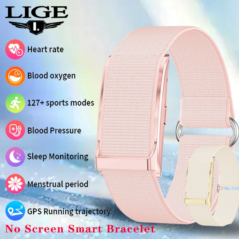 LIGE 2026 New No screen Smart Watch 20-day Ultra-long Use Time 24hours Blood Oxygen Blood Pressure Monitor Sports Smart Bracelet
LIGE 2026 New No screen Smart Watch 20-day Ultra-long Use Time 24hours Blood Oxygen Blood Pressure Monitor Sports Smart Bracelet