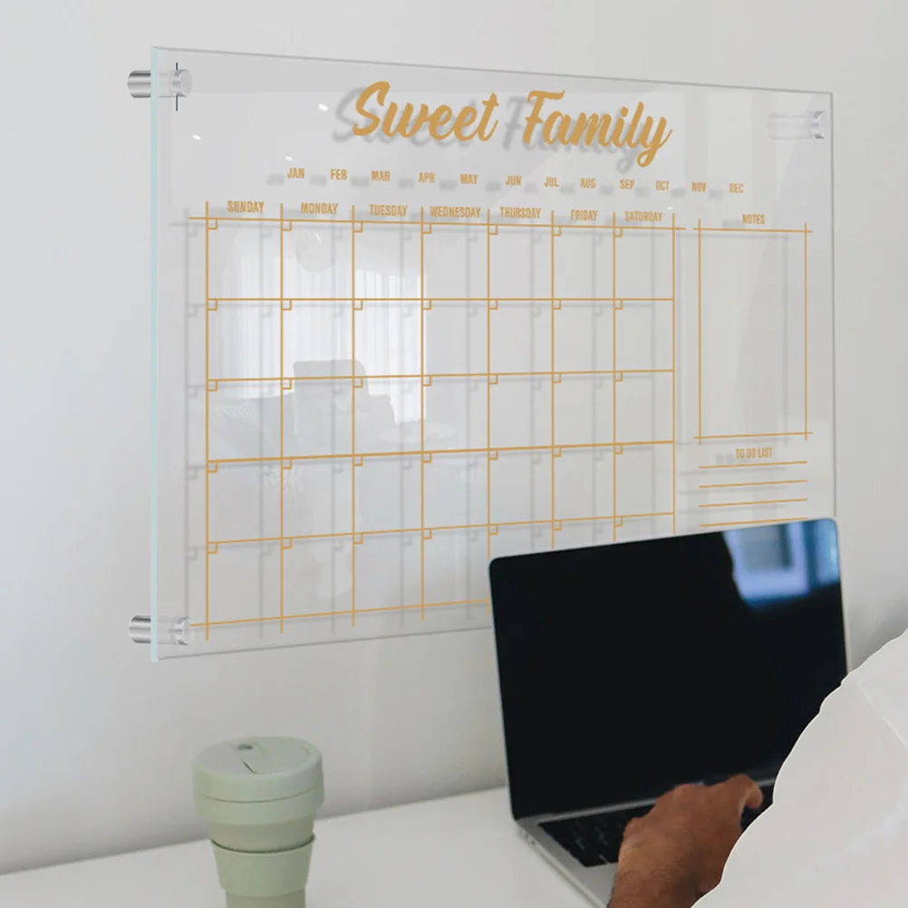Acrylic Weekly Planner Dry Erase Transparent Writing Surface Desktop Message For Home Office Organization Tabletop Memo Board
Acrylic Weekly Planner Dry Erase Transparent Writing Surface Desktop Message For Home Office Organization Tabletop Memo Board
