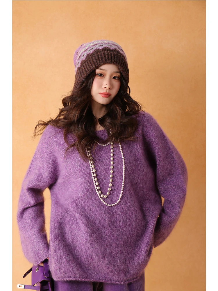 Dangdang Somes Cloud Mist Initial Snow Knitted Woolen Sweater Women's round Ne Long Sve Warmth Emitting Autumn Winter
Dangdang Somes Cloud Mist Initial Snow Knitted Woolen Sweater Women's round Ne Long Sve Warmth Emitting Autumn Winter